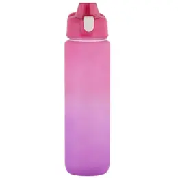 Gradient Water Bottle Purple Pink Front
